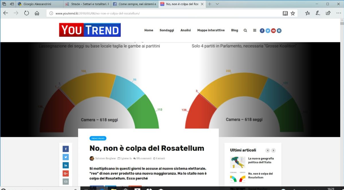 No, non è colpa del Rosatellum