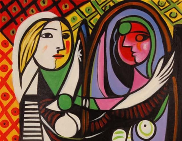 Donna allo specchio - Picasso