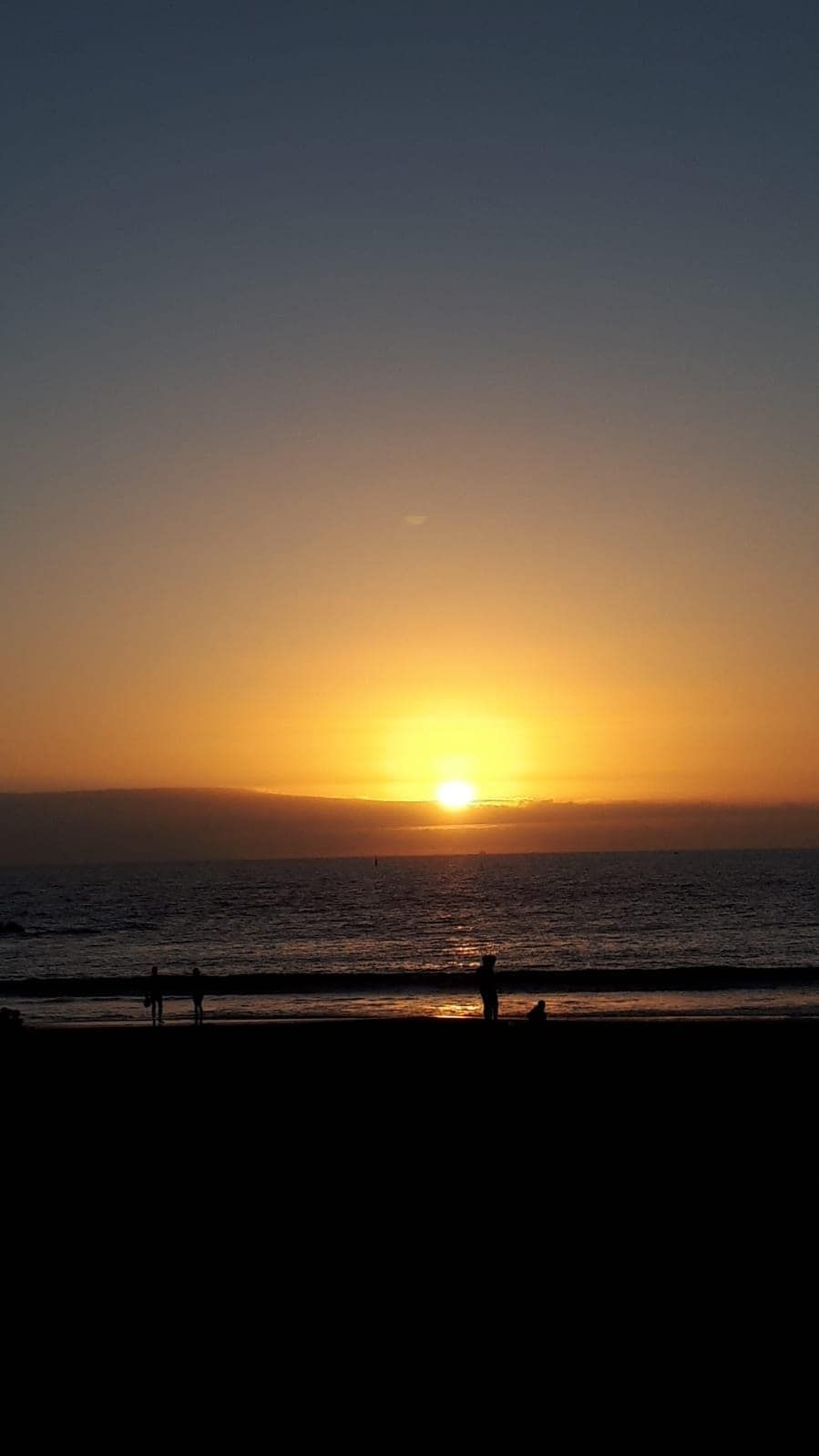 Tramonto sull’oceano atlantico