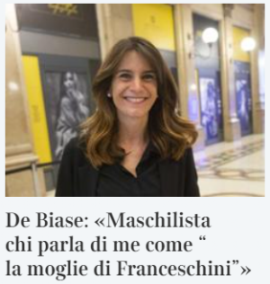 Non è maschilismo, Signora De Biase