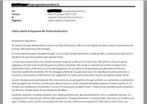 Lettera aperta al segretario Zingaretti